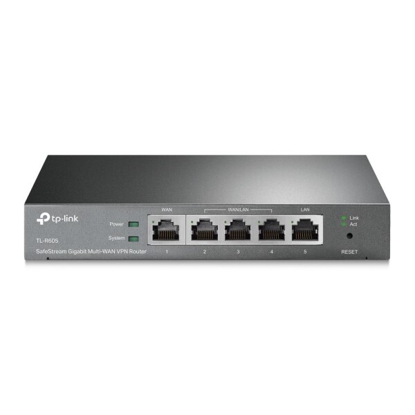 TP-LINK TL-R605 - Ethernet-WAN - Gigabit Ethernet - Schwarz