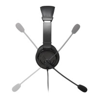 Kensington Classic USB-A Headset mit Mikrofon - Kabelgebunden - Anrufe/Musik - 150 g - Kopfhörer - Schwarz
