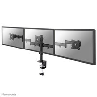 Neomounts NM-D135D3BLACK Monitorarm 10-27" - Klemme/Durchführung - 25,4 cm (10") - 68,6 cm (27") - 100 x 100 mm - Höhenverstellung - Schwarz