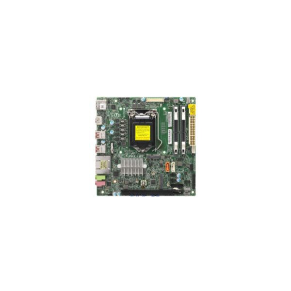 Supermicro Server MB 1xLGA 1200/MITX/1Gb LAN X12SCV-LVDS - Mainboard - Intel Sockel 1200 (Core i)