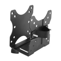 Neomounts NM-TC100BLACK Mini-PC-Halterung - max 5 kg - universal - Monitor-Stativ CPU-Halterung - 5 kg - 75 x 75 mm - Schwarz - Stahl - China