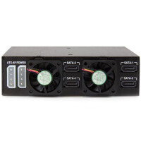 StarTech.com 4-bay mobile Rack Backplane for 2.5in SATA/SAS drives - Speichergehäuse - 4 Schächte (SATA-600 / SAS-2)