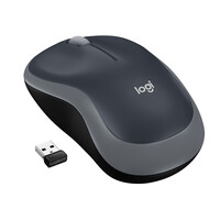 Logitech M185 - Beidhändig - Optisch - RF Wireless - 1000 DPI - Grau