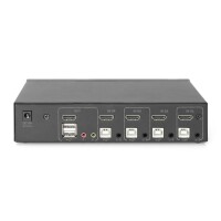 DIGITUS DS-12880 - Desktop HDMI KVM Switch