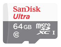 SanDisk SDSQUNR-064G-GN3MN - 64 GB - MicroSDXC - Klasse 10 - Class 1 (U1) - Grau - Weiß