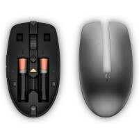 HP 635 Wireless-Maus für mehrere Geräte - Beidhändig - RF Wireless + Bluetooth - 1200 DPI - Schwarz