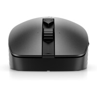 HP 635 Wireless-Maus für mehrere Geräte - Beidhändig - RF Wireless + Bluetooth - 1200 DPI - Schwarz