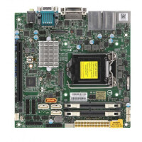 Supermicro X11SCV-L - Intel - LGA 1151 (Socket H4) - Intel® Celeron® - Intel® Core™ i3 - Intel Core i5 - Intel Core i7 - Intel Core i9 - DDR4-SDRAM - DIMM - 2666 MHz