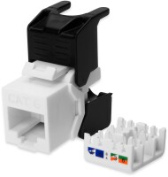 DIGITUS DN-93603 - CAT 6 Keystone Modul, ungeschirmt RJ45 zu LSA, werkzeugfreie Montage, inkl. Kabelbi.