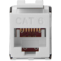 DIGITUS DN-93603 - CAT 6 Keystone Modul, ungeschirmt RJ45 zu LSA, werkzeugfreie Montage, inkl. Kabelbi.