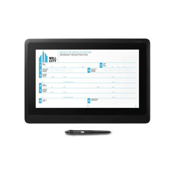 Wacom Interactive Pen Display 15.6" (EU) - 39,6 cm (15.6 Zoll) - LCD - 1920 x 1080 Pixel - TFT - Schwarz - 422 mm