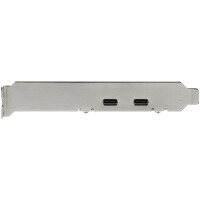 StarTech.com 2 Port PCIe USB 3.1-Karte - 2x USB-C - USB 3.2 Gen 2 bis zu 10 Gbit/s - PCIe - USB 3.2 Gen 1 (3.1 Gen 1) - Full-height / Low-profile - PCIe 3.0 - Rot - CE - FCC - REACH