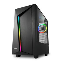 Sharkoon ELITE SHARK REV100 - Midi Tower - PC - Schwarz -...