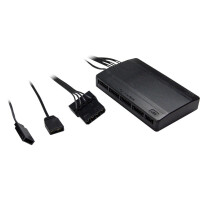 Inter-Tech Argus RS-07 - Ventilator - 12 cm - 900 RPM - 59,81 m³/h - Schwarz - Weiß