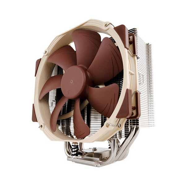 Noctua NH-U14S - Kühler - 12 cm - 1500 RPM - 24,6 dB - 140,2 m³/h - Braun - Edelstahl