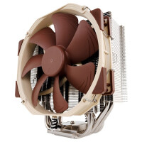 Noctua NH-U14S - Kühler - 12 cm - 1500 RPM - 24,6 dB - 140,2 m³/h - Braun - Edelstahl