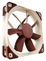 Noctua NF-S12A FLX - Ventilator - 12 cm - 700 RPM - 1200 RPM - 107,5 m³/h - Braun