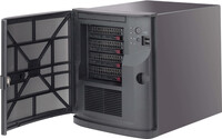 Supermicro CSE-721TQ-350B2 - Mini Tower - Server - Schwarz - Mini-ITX - Ventilatorausfall - HDD - Netzwerk - Leistung - Kensington