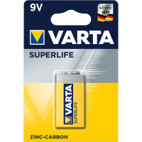 Varta Superlife 9V - Einwegbatterie - 9V - Zink-Karbon -...