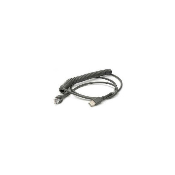 Zebra CBA-UF6-C12ZAR - USB A - RJ-45 - 3,6576 m - Schwarz