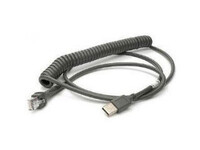 Zebra CBA-UF6-C12ZAR - Schwarz - 3,6576 m - USB A - RJ-45...