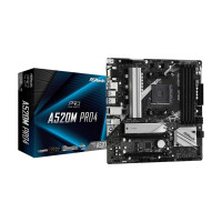 ASRock A520M Pro4 - AMD - Socket AM4 - AMD Ryzen 3 3rd...