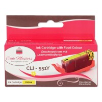 Patrone CLI 551y Yellow mit Chip für Canon Drucker -...