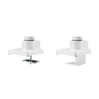 Neomounts NM-D775WHITEPLUS Monitorarm 10-49" - Gasfeder - Topfix - 180°-Stopp - Klemme/Durchführung - 18 kg - 25,4 cm (10") - 124,5 cm (49") - 100 x 100 mm - Weiß