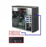 Supermicro Mid-Tower 4x2.5" fixed drive Redundant -...