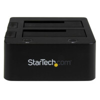 StarTech.com Universal Festplatten Dockingstation - USB 3.0 mit UASP - HDD - SSD - Parallel ATA (IDE) - SATA - Serial ATA II - Serial ATA III - 2.5,3.5" - 6 TB - USB 3.2 Gen 1 (3.1 Gen 1) Type-B - 5 Gbit/s