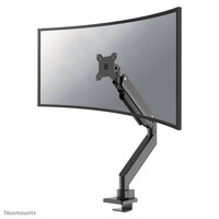 Neomounts NM-D775BLACKPLUS Monitorarm 10-49" - Gasfeder - Topfix - 180°-Stopp - Klemme/Durchführung - 18 kg - 25,4 cm (10") - 124,5 cm (49") - 100 x 100 mm - Schwarz