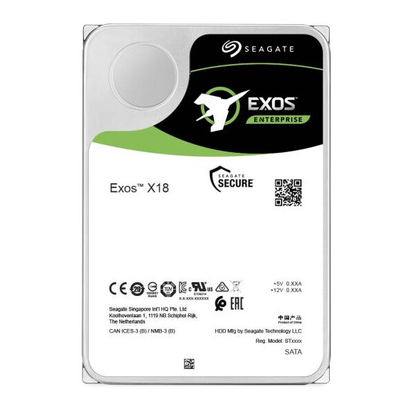 Seagate Exos X18 - 3.5 Zoll - 16000 GB - 7200 RPM