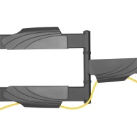 StarTech.com TV Wandhalterung - Vollbeweglich - Heavy Duty Stahl - 200 x 100 mm - 600 x 400 mm - -8 - 5° - -90 - 90° - Kunststoff - Stahl - Schwarz