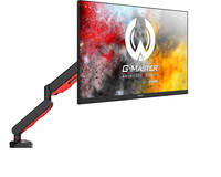Iiyama Gasdruckfederarm für Gaming Monitore - Klemme - 9 kg - 43,2 cm (17") - 76,2 cm (30") - 100 x 100 mm - Schwarz - Rot