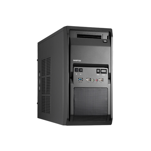 Chieftec LT-01B-OP - Mini Tower - PC - Schwarz - micro ATX - SECC - Heimbüro