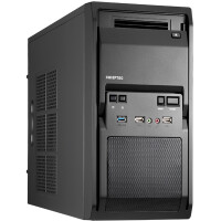 Chieftec LT-01B-OP - Mini Tower - PC - Schwarz - micro ATX - SECC - Heimbüro