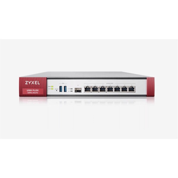 ZyXEL USG Flex 200 - 1,8 Gbit/s - 0,45 Gbit/s - 100 Gbit/s - 60 Transaktionen/Sek - 45,38 BTU/h - 529688,2 h