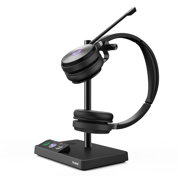 Yealink Dect Headset WH62 Dual Teams - Headset - 10 KHz