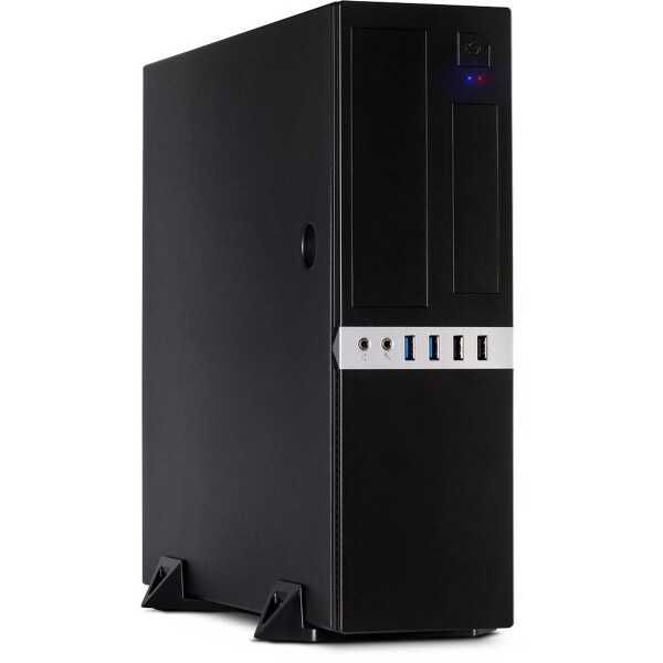 Inter-Tech IT-503 - Mini Tower - PC - Schwarz - micro ATX - Mini-ITX - Metall - Heimbüro
