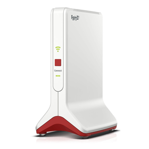 AVM FRITZ!Repeater 6000 - Wi-Fi 6 (802.11ax) - Tri-Band (2,4 GHz / 5 GHz / 5 GHz) - Eingebauter Ethernet-Anschluss - Rot - Weiß - Tragbarer Router