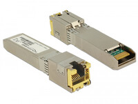 Delock 86460 - Kupfer - 10000 Mbit/s - SFP+ - TX - Metallisch - 0 - 65 °C