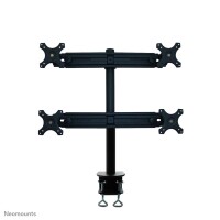 Neomounts FPMA-D700D4 Monitorarm 19-30" - Klemme - 48,3 cm (19") - 76,2 cm (30") - 100 x 100 mm - Höhenverstellung - Schwarz