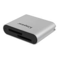 Kingston USB 3.2 Gen1 Workflow SDHC/SDXC UHS-II Speicherkartenlesegerät mit 2 Steckplätzen