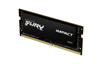 Kingston FURY 32GB 3200MT/s DDR4 CL20 SODIMM Impact - 32 GB - 1 x 32 GB - DDR4 - 260-pin SO-DIMM - Schwarz