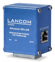 Lancom AirLancer SN-LAN - 1000 Mbit/s - IEEE 802.1af - IEEE 802.3 - IEEE 802.3ab - IEEE 802.3at - IEEE 802.3u - Gigabit Ethernet - 10,100,1000 Mbit/s - 1,2 A - Blau