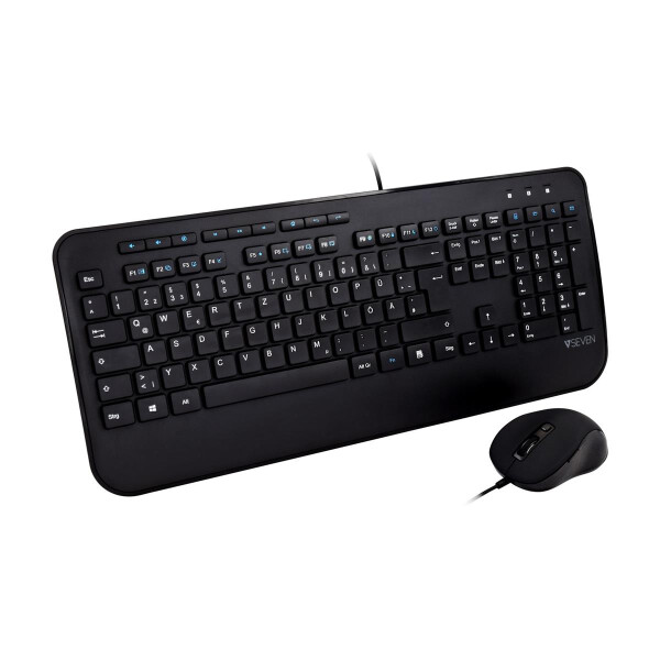 V7 CKU300DE - Tastatur-und-Maus-Set - USB