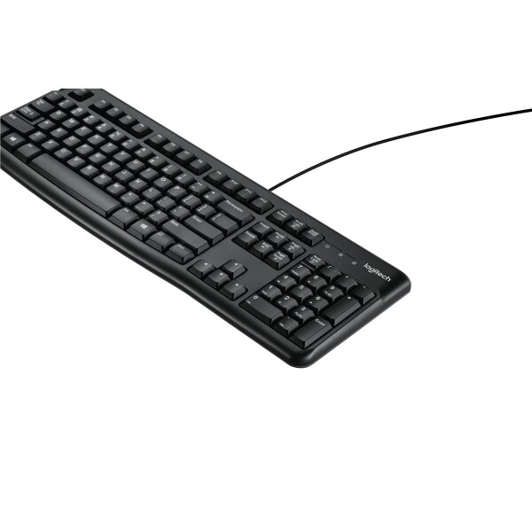 Logitech K120 - Volle Größe (100%) - Kabelgebunden - USB - QWERTY - Schwarz