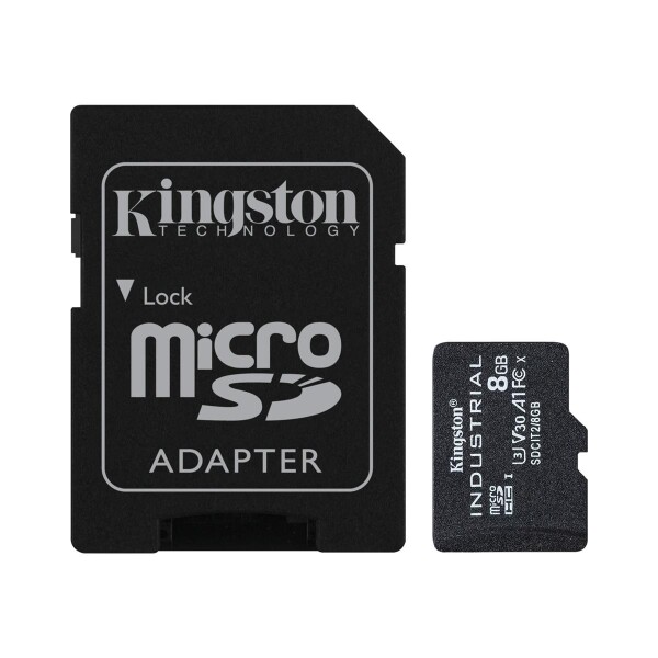 Kingston Industrial - 8 GB - MicroSDHC - Klasse 10 - UHS-I - Class 3 (U3) - V30