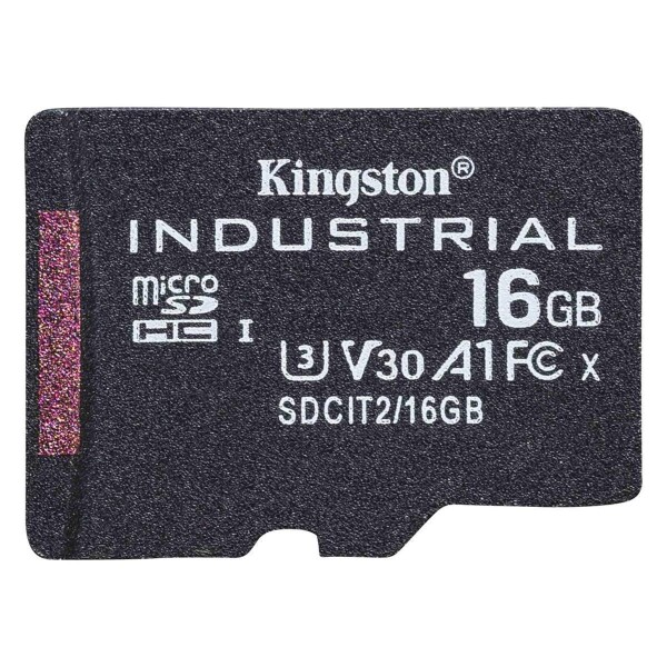 Kingston Industrial - 16 GB - MicroSDHC - Klasse 10 - UHS-I - Class 3 (U3) - V30