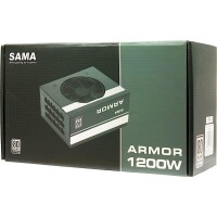 Inter-Tech SAMA FTX-1200-A ARMOR - 1200 W - 110 - 240 V - 1200 W - 47 - 63 Hz - 6 - 15 A - Aktiv